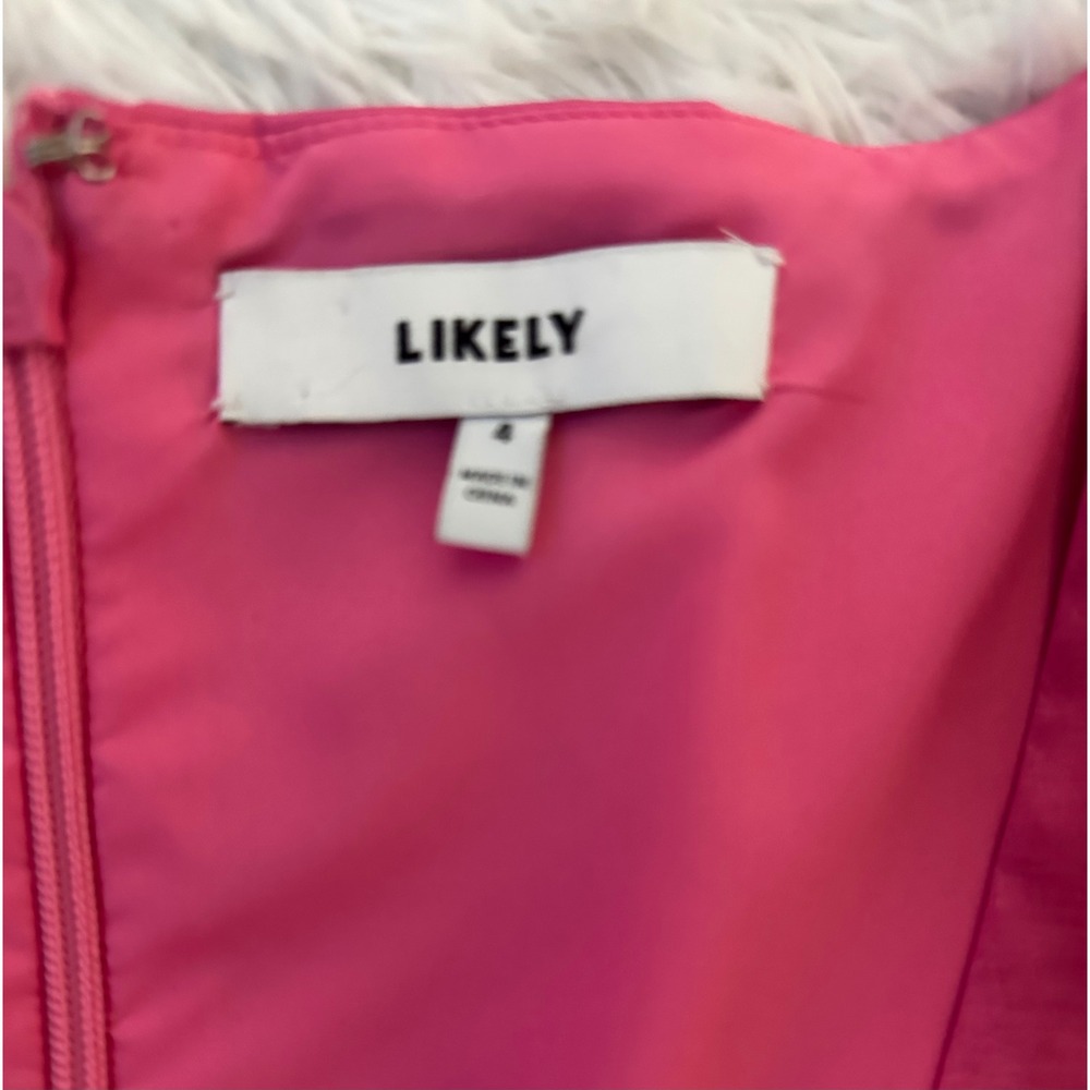 Likely Avena Rose Pink Dress sz 4 - Picture 3 of 4